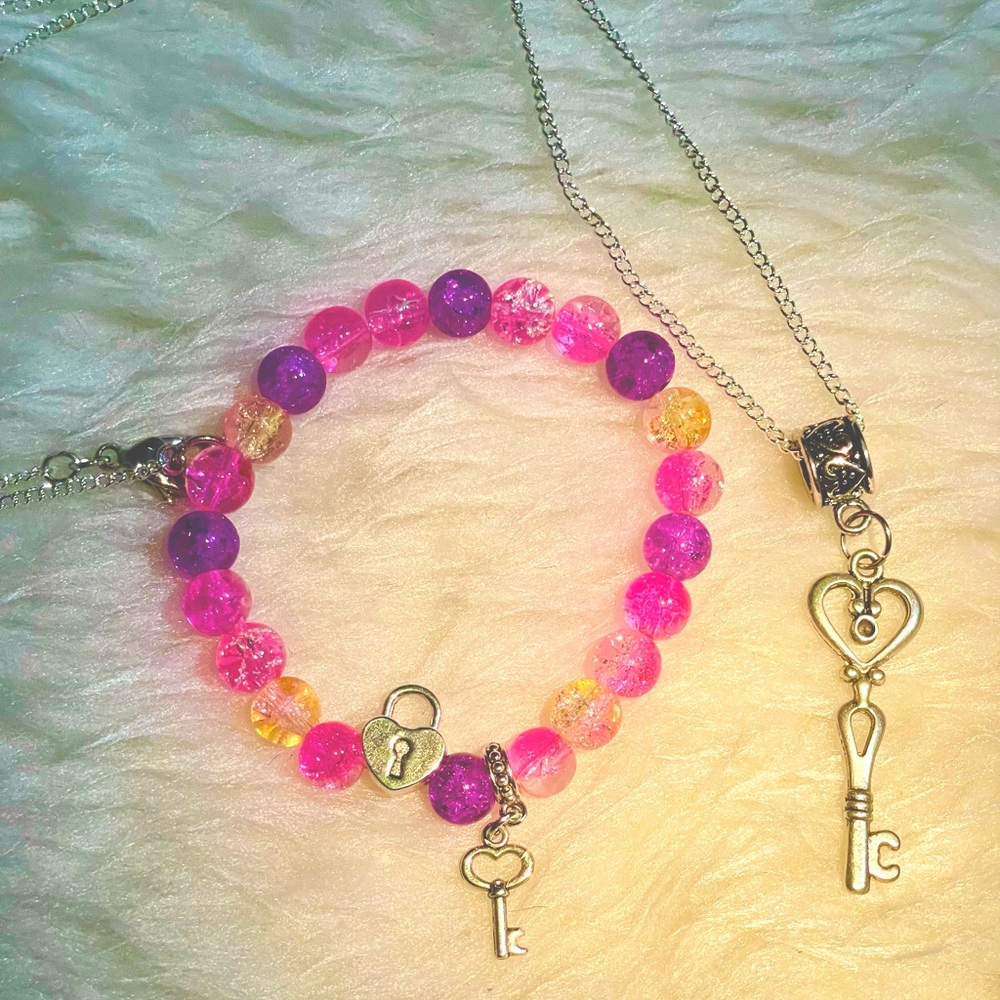 Lock & Key 🔐 Jewelry Set 🩷